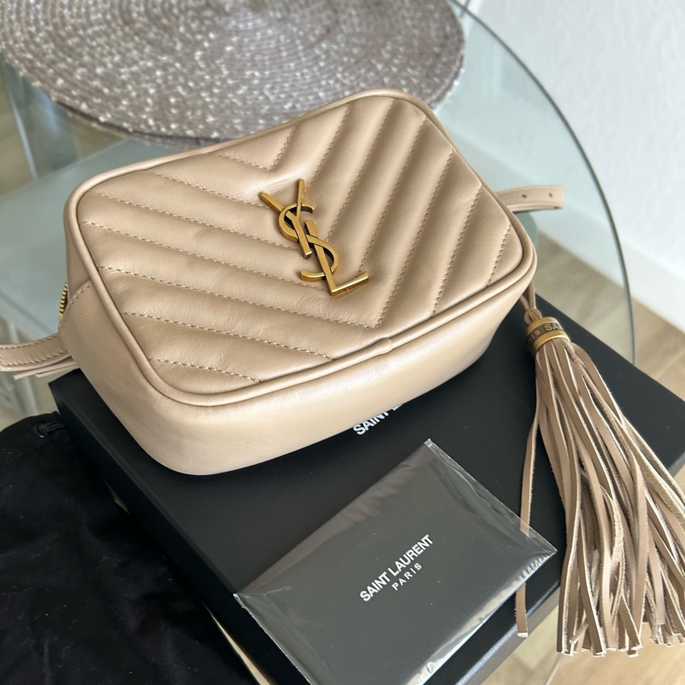 Nude ysl bag